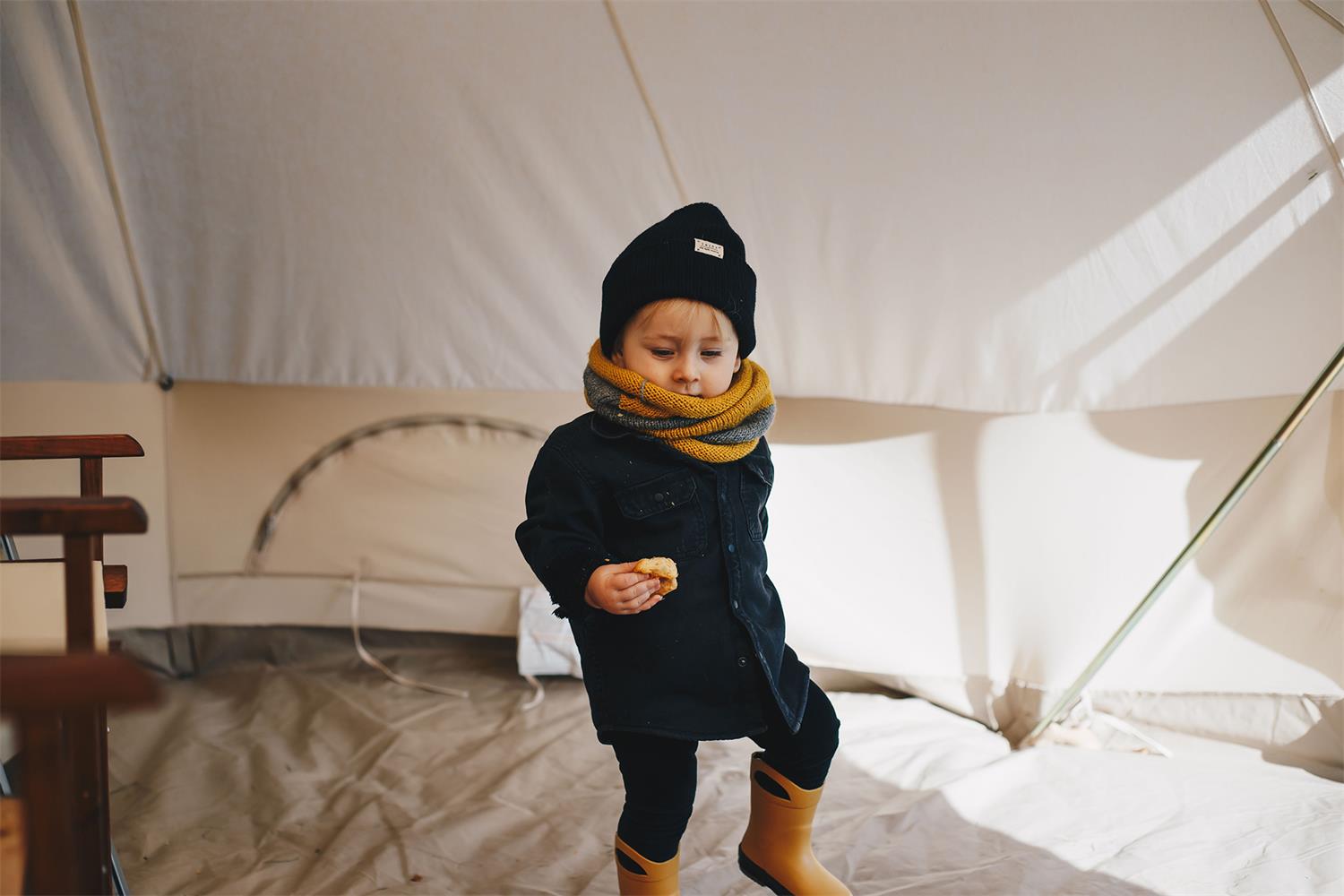 Glamping child