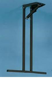 Free standing table leg - 660mm - silver sand