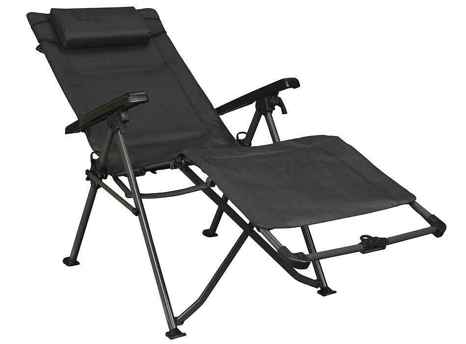 Isabella Freja Reclining Camping Chair (Dark Grey) Reclining Chairs