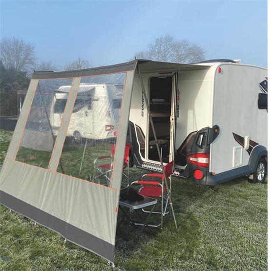 Isabella Shade Canopy for Basecamp (Grey) Isabella Awnings