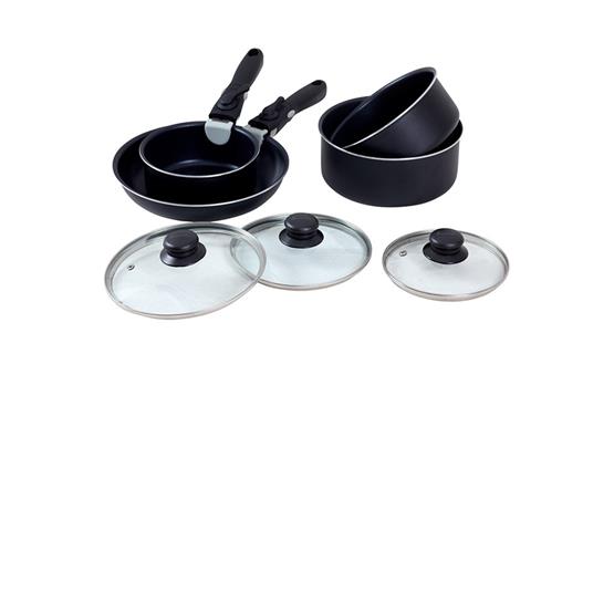 Isabella Stackable pot and frying pan set