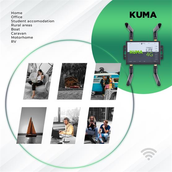 Kuma Connect Lite 4G Router - Wifi booster kit image 2