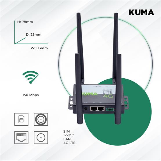 Kuma Connect Lite 4G Router - Wifi booster kit image 6