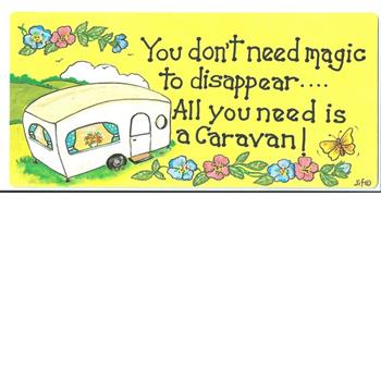 Caravan Signs Keyrings and Cards