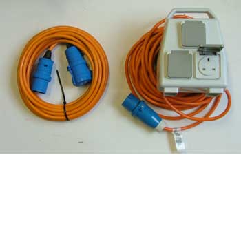 Caravan and Camping Electric Hook-up Leads