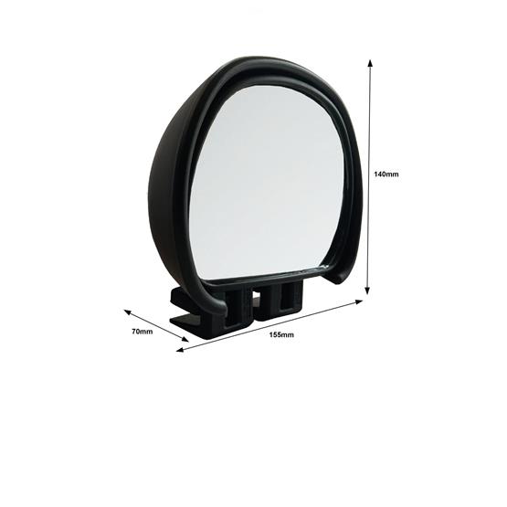 Milenco Aero Blind Spot Mirror - White image 5