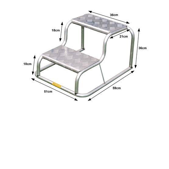 Milenco Aluminium Original Double Step image 2