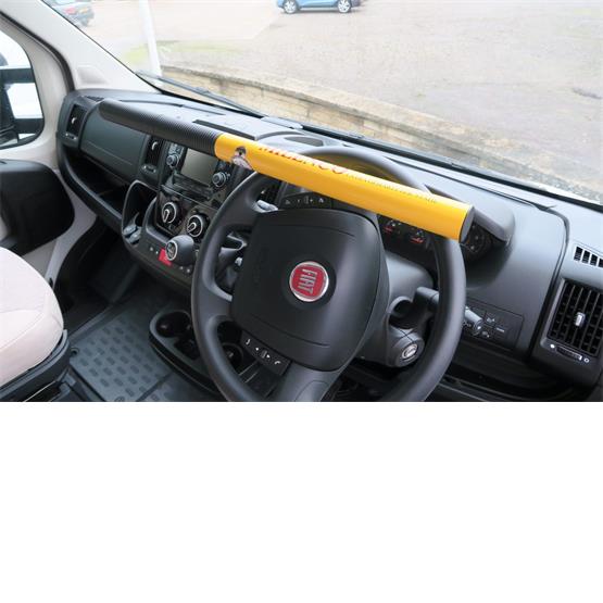 Milenco Commercial High Security Steering Wheel Lock Yellow