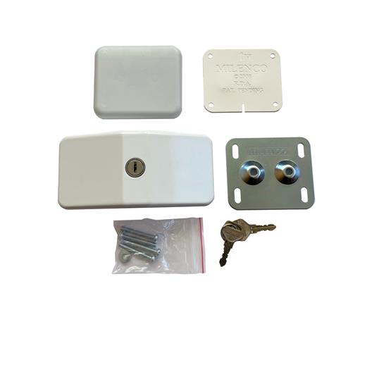 Milenco Door Lock for Touring Caravans - Triple Pack image 2