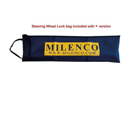 Milenco High Security Steering Wheel Lock + (Silver with Pads and Bag) image 3