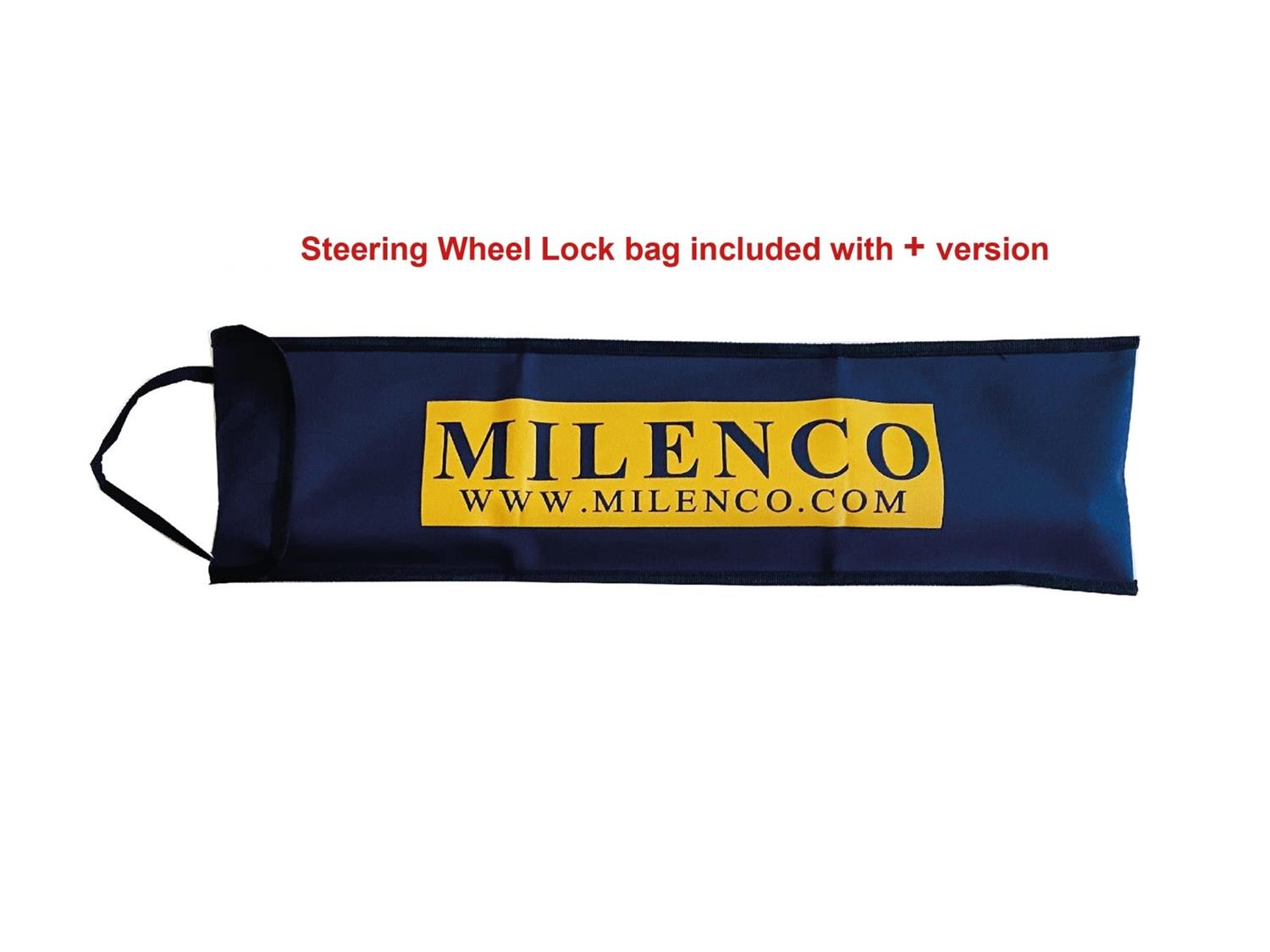 Milenco High Security Steering Wheel Lock + (Yellow with Pad and Bag