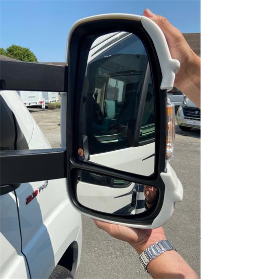 Milenco Mirror Protectors Black Short Arm Pair image 5