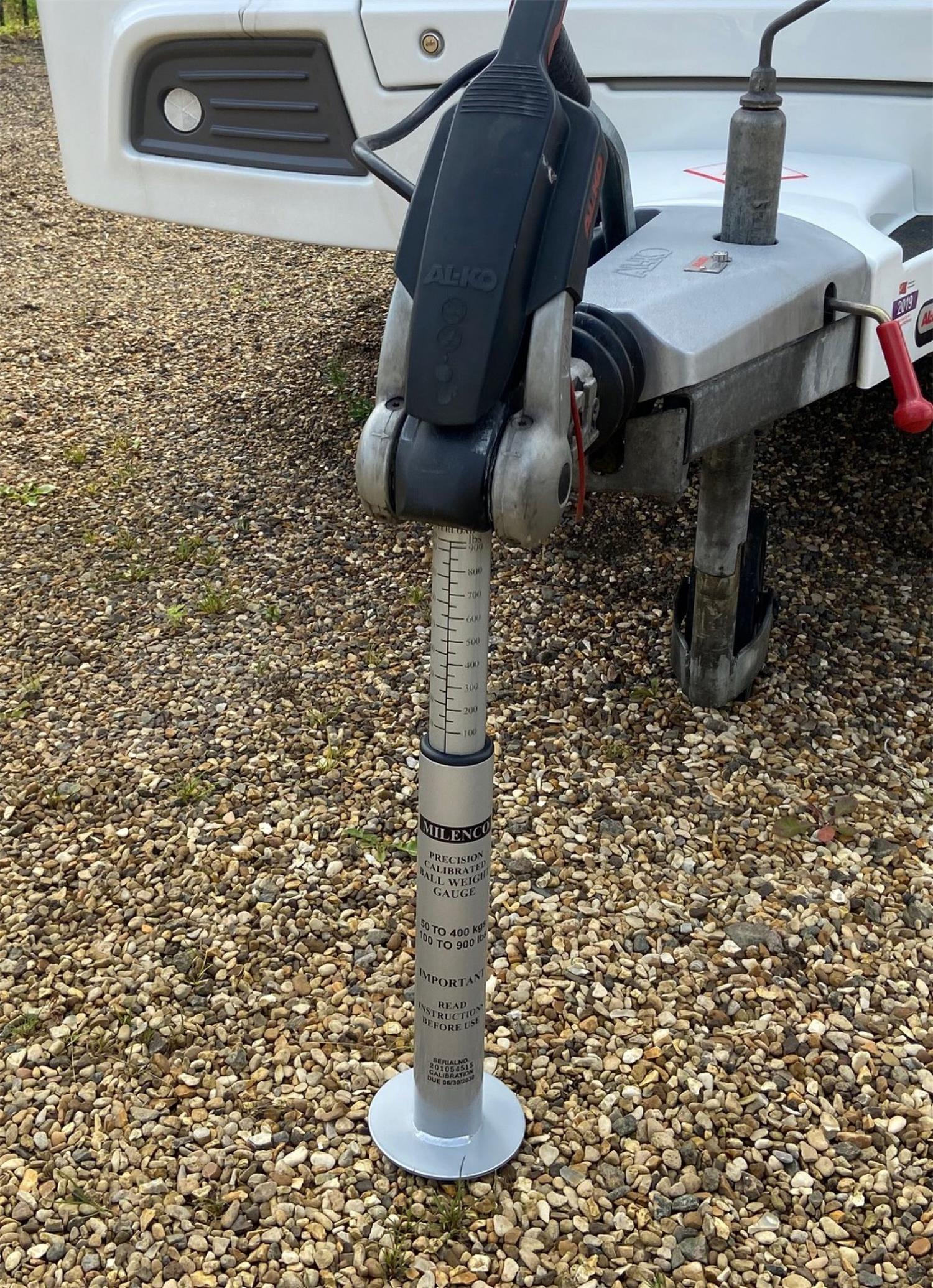 Milenco nose weight gauge Milenco Code 2691 Tow ball