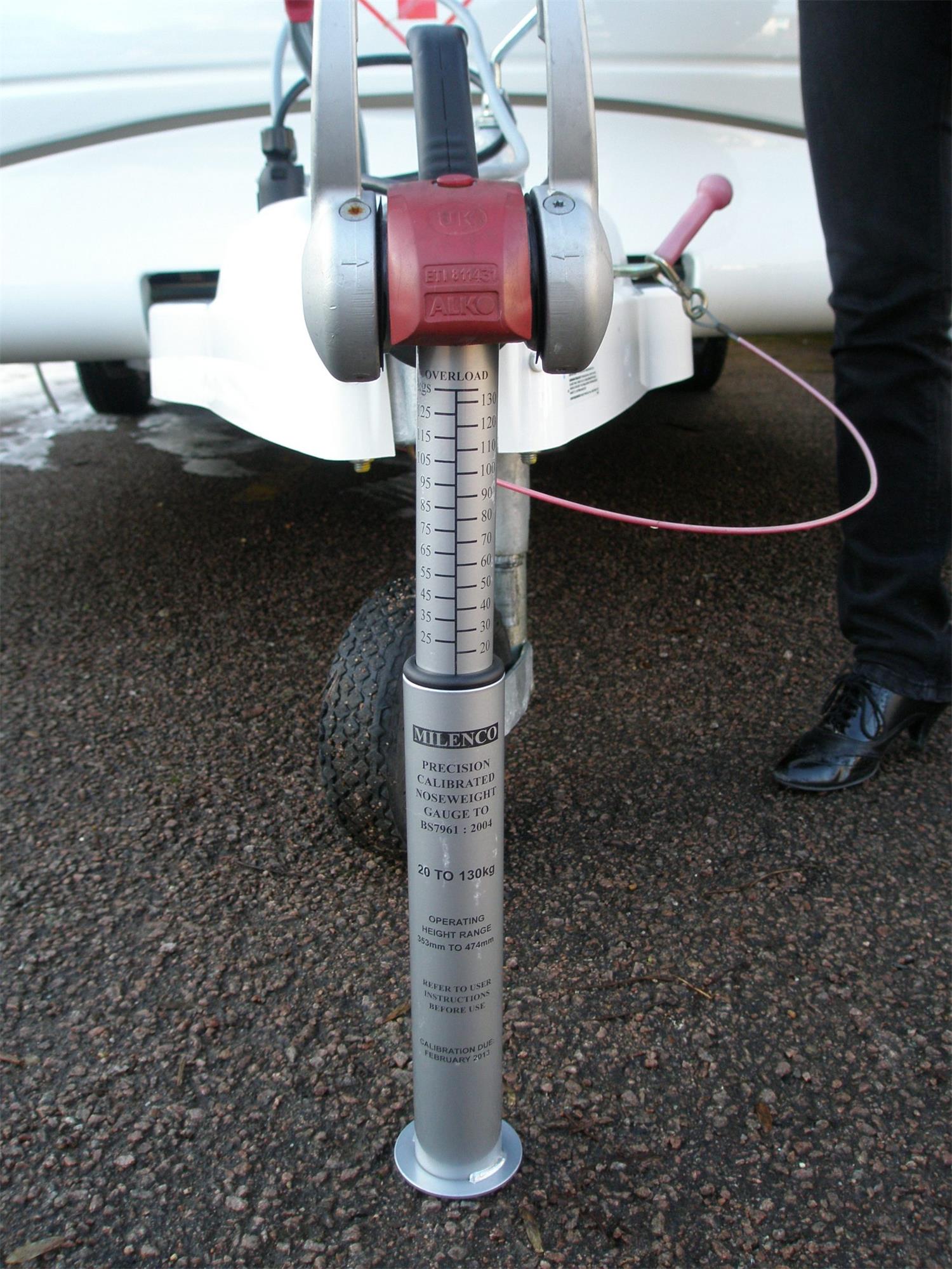 Milenco nose weight gauge Milenco Code 2691 Tow ball