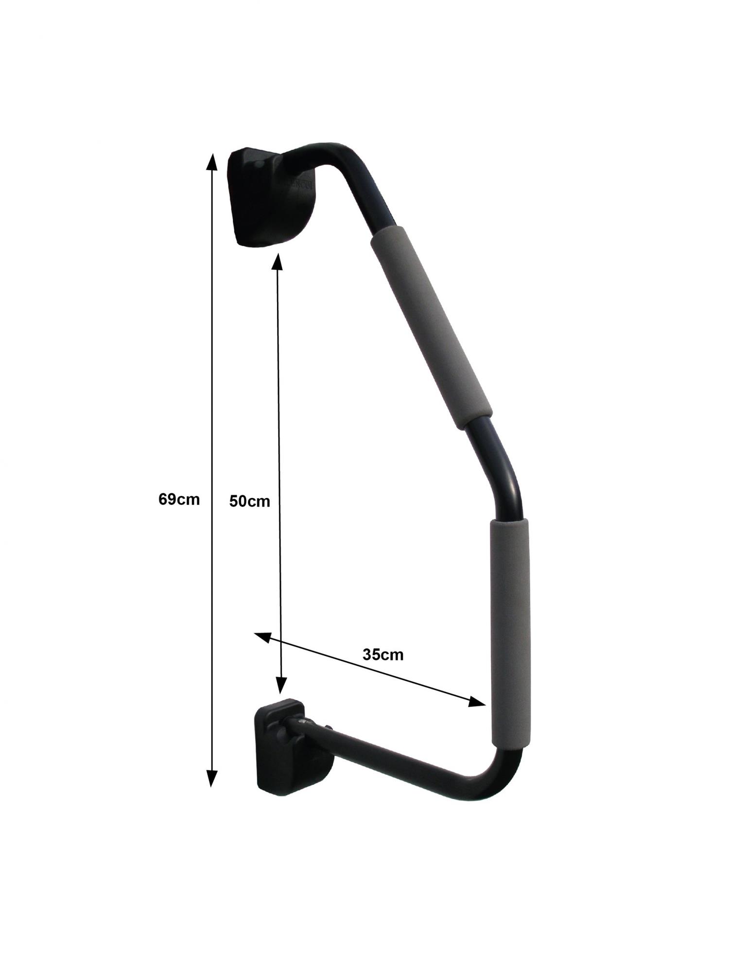 Milenco Safety Hand Rail XL Black Interior Safety
