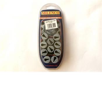 Milenco Wheelbolt Indicators x 10^^^s 17mm 