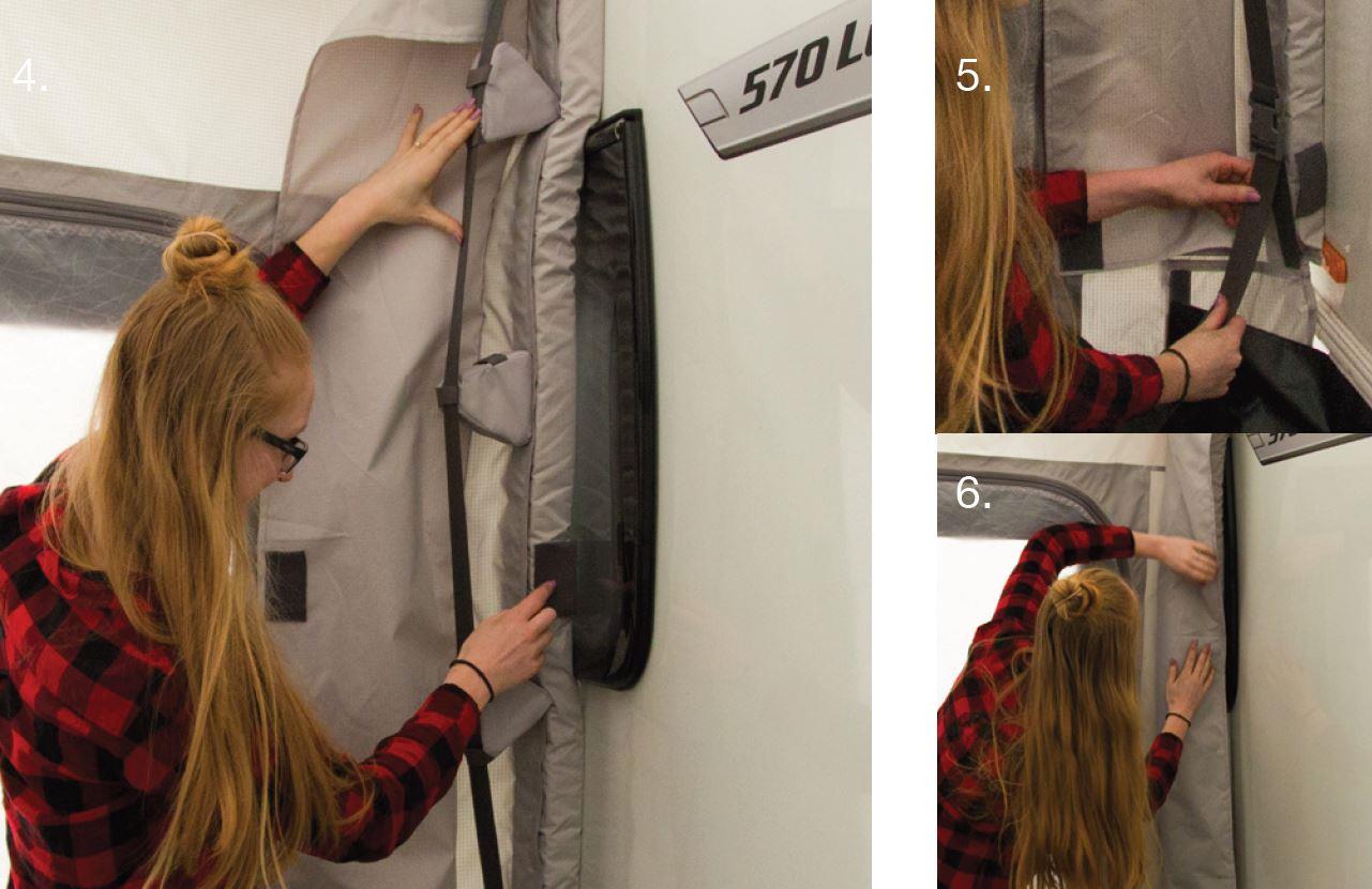Vango's innovative Draught Seal System.