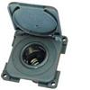 CBE 12V socket, cigarettes lighter type, with cover, light grey