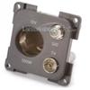 CBE 12V standard socket + TV + Satellite, Light Grey
