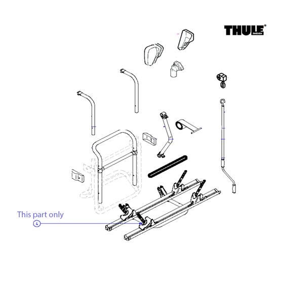 Thule lift V12 bike (Manual) left platform complete (since 2010) image 1