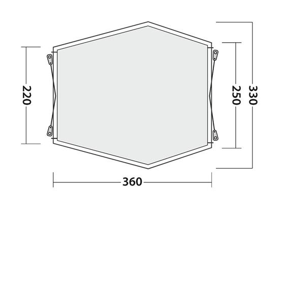 Outwell Woodcrest Drive-away Poled Awning image 17