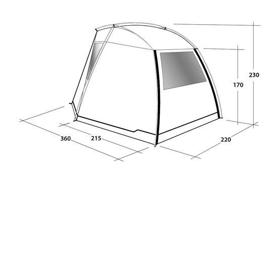 Outwell Woodcrest Drive-away Poled Awning image 14