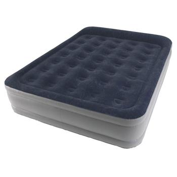 Outwell Flock Superior Double Air bed with built-in pump - Navy Night ~~~ Grey