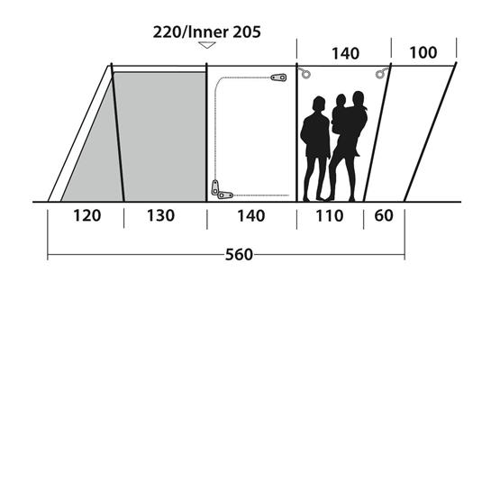 Outwell Montana 6PE Poled Tent image 13