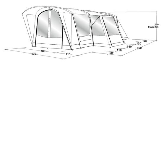 Outwell Montana 6PE Poled Tent image 11