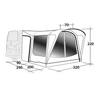 Outwell Parkville 200SA Drive-Away Awning diagram 1