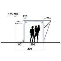 Outwell Parkville 200SA Drive-Away Awning diagram 3