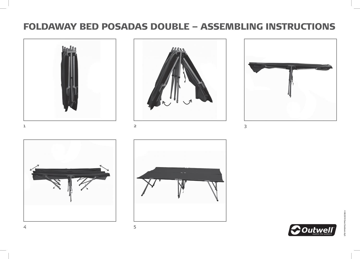 Outwell Posadas Foldaway Camp Bed Double Camp beds