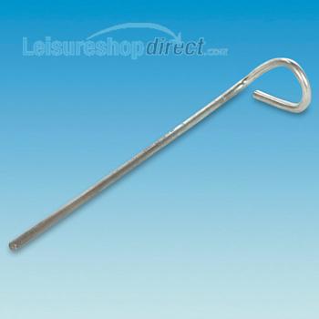 Metal groundsheet peg