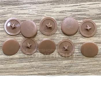 Pozi screw covers - Tan colour