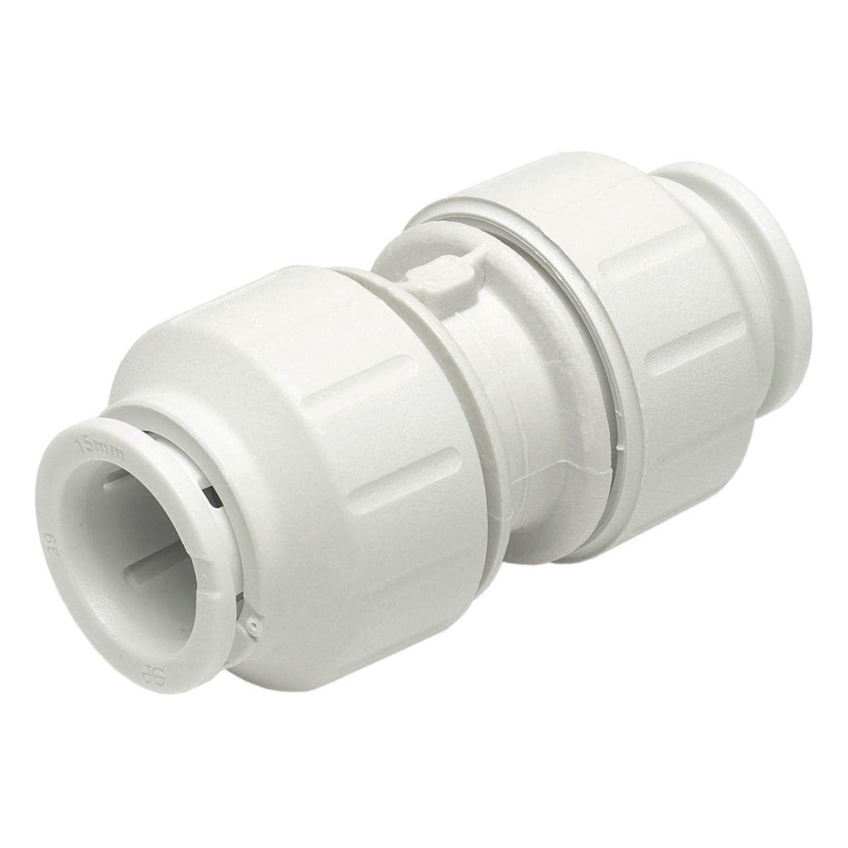 Push Fit Equal Straight Connector 15mm Push Fit Fittings 15mm