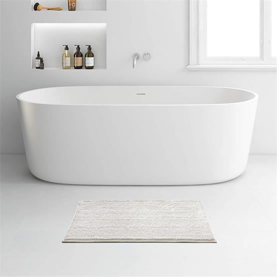 Rayen Bath Mat 80X50CM White image 2