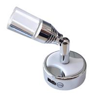 Reading Light 70mm with USB Port (12V / 1W / Natural White / IP20 ...