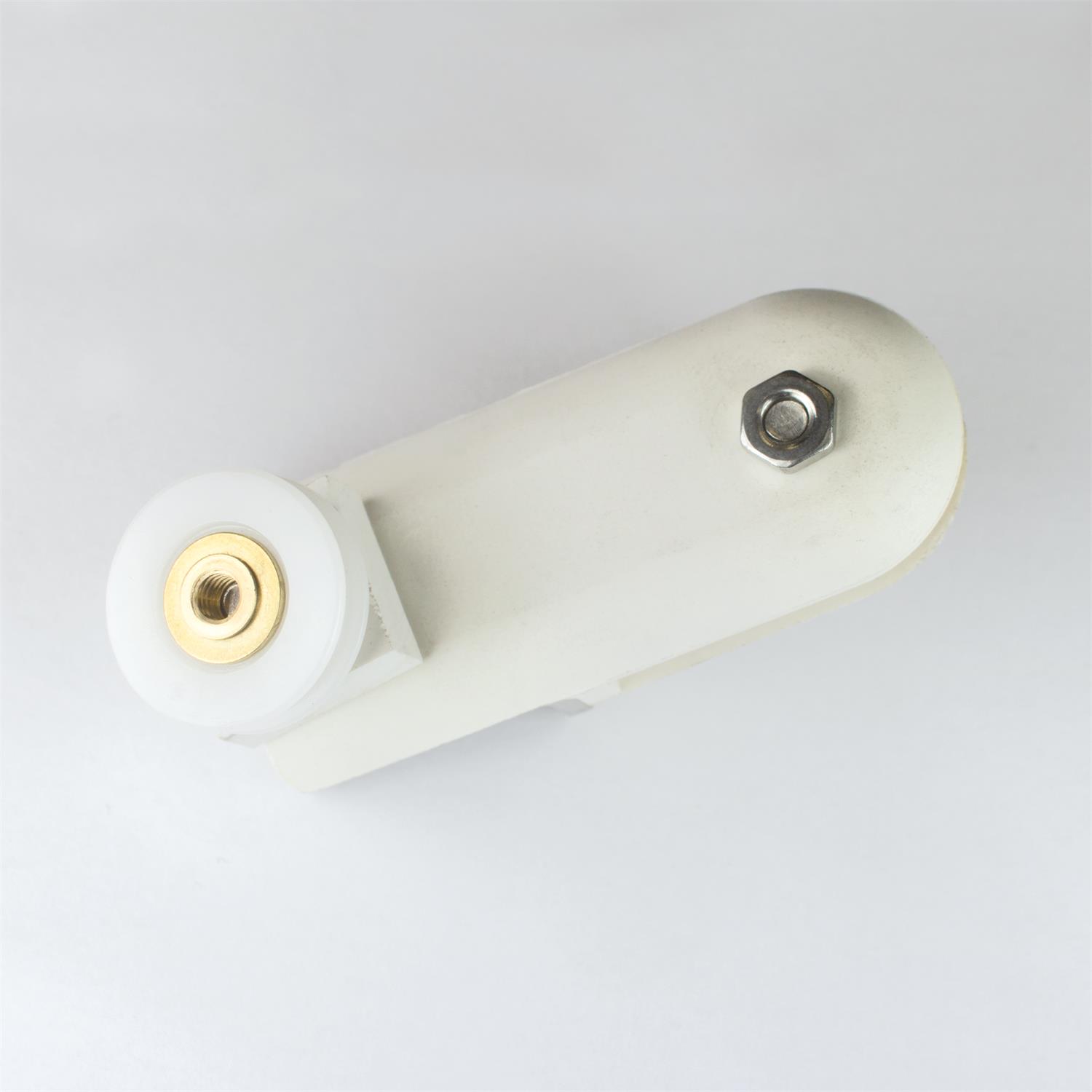 Remis Shower Door Bracket for curved cubicle door with 6mm square