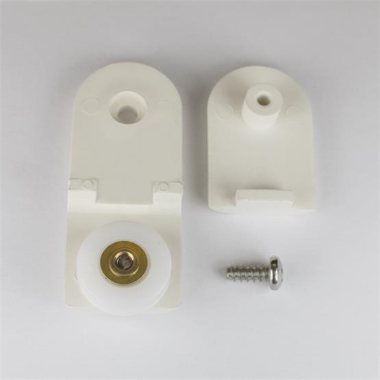 Remis shower doors- Bracket for curved cubicle door (adjustable)