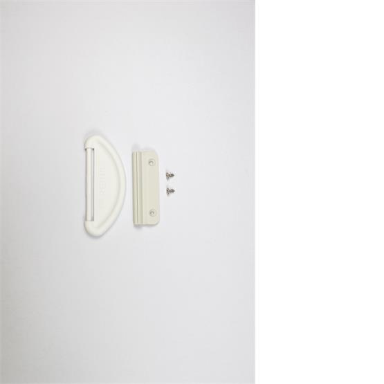 Remis Shower Doors-Set Handle White RAL9016 image 1