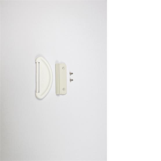 Remis Shower Doors-Set Handle White RAL9016 image 1