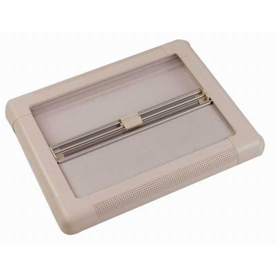 Remismart 500x400mm Grey Pleat Cream Surround image 1