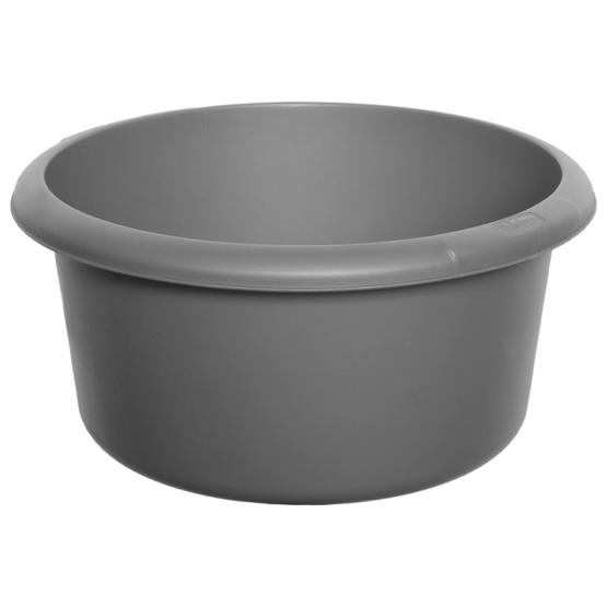 Round Washing Up Bowl, Silver