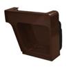 Royal Holiday Home Guttering End Cap in Brown, Right Hand image 1