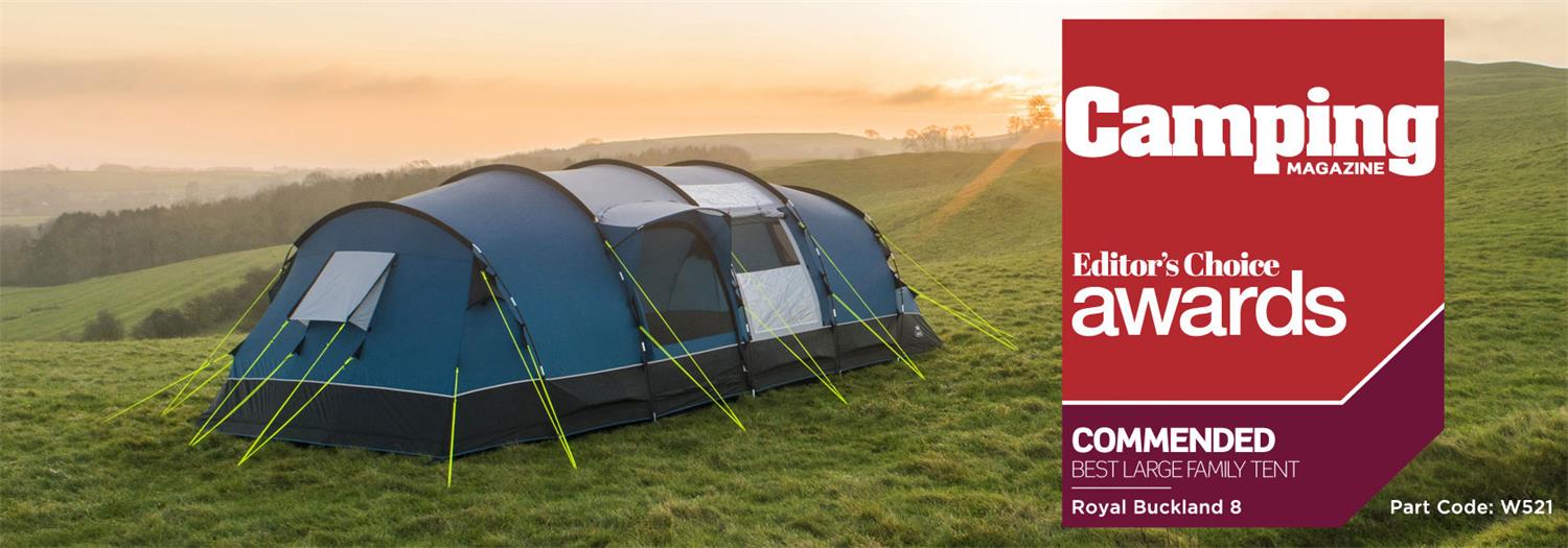 Royal Leisure Buckland 8 Berth Poled Tent Family Tents