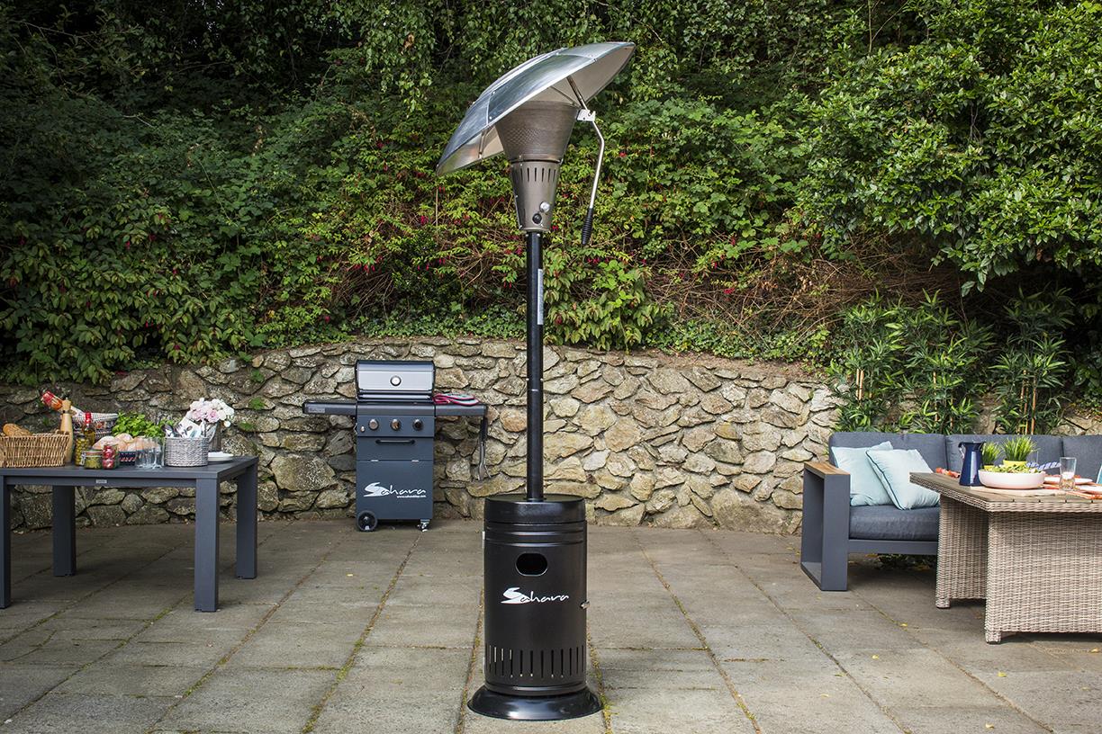 Sahara 13kW Heat Focus Patio Heater (Charcoal) Patio Heaters and
