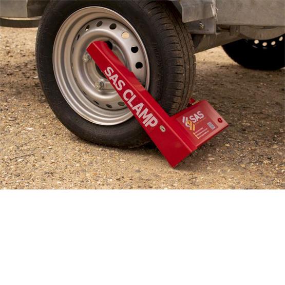 SAS HD1 Wheelclamp, in Case Caravan wheels
