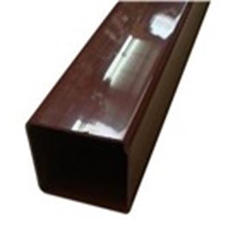 Square Line Downpipe, 2.5M x 65mm in Brown (used by Regal, Victory, ABI, Atlas, Swift and others)