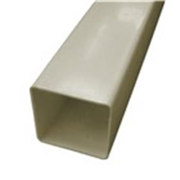 Square Line Downpipe, 2.5M x 65mm in Sandstone (used by Regal, Victory, ABI, Atlas, Swift and others)