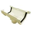 Square Line Downpipe Connector / Hopper in White ( as used by Regal, Victory, ABI, Atlas, Swift and Others) image 1